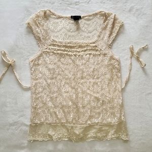 NWOT MISS CHIEVOUS Lace Sleeveless Top
